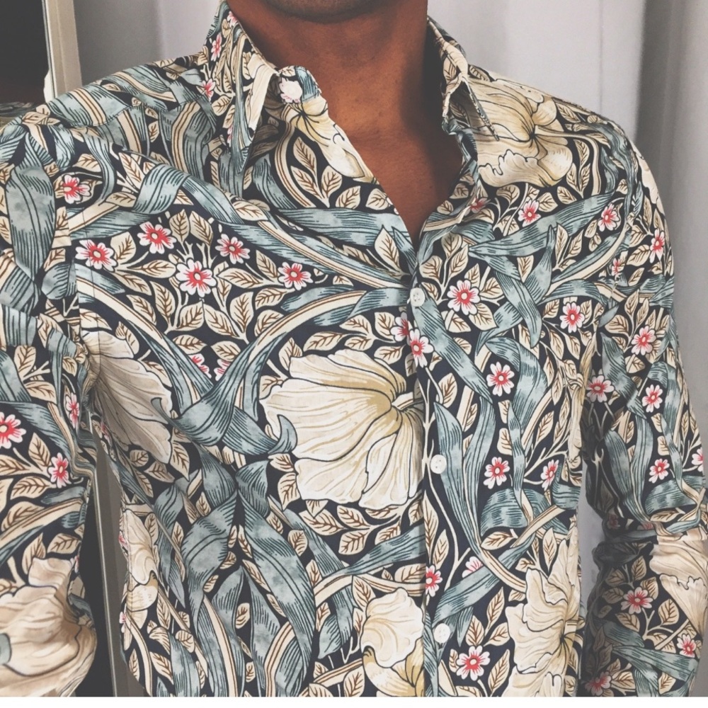 MORRIS & CO X H.M MENS BUTTON SHIRT